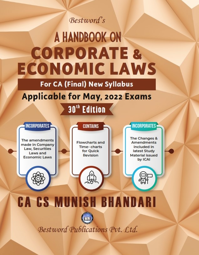 bestword's-a-handbook-on-corporate-and-economic-laws---by-ca-cs-munish-bhandari---30th-edition---for-ca-(final)-may,-2022-exams-(new-syllabus)